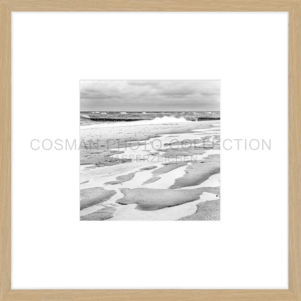 Poster ’Strand’ Sylt SY62O - 43x43cm Objektrahmen