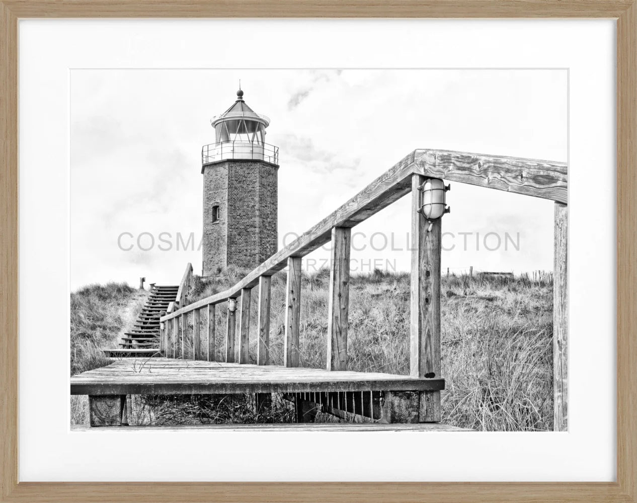 Poster Sylt Leuchtturm ’Rotes Kliff’ SY11 - Wandbilder