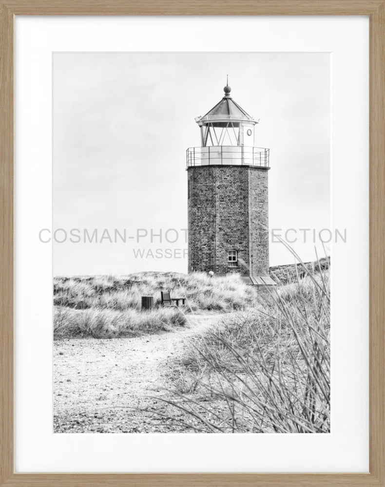 Poster Sylt Leuchtturm ’Rotes Kliff’ SY64 - Wandbilder
