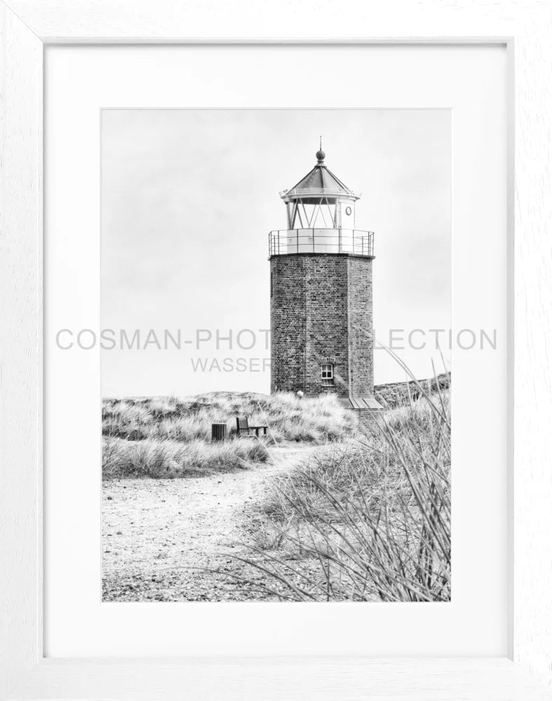 Poster Sylt Leuchtturm ’Rotes Kliff’ SY64 - Wandbilder