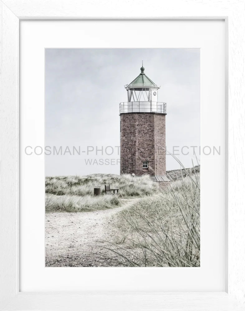 Poster Sylt Leuchtturm ’Rotes Kliff’ SY64 - Wandbilder