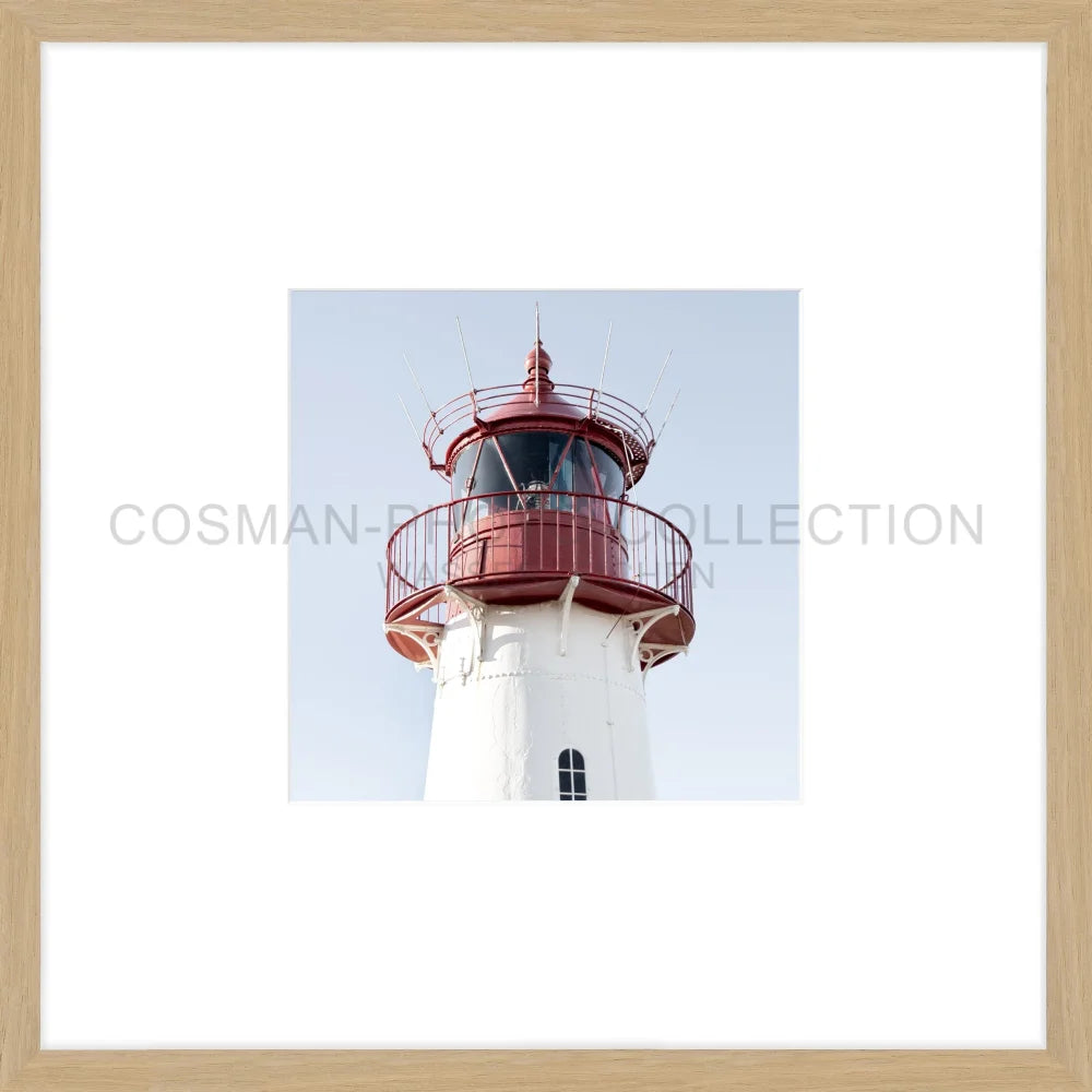 Poster Sylt Lister Leuchtturm SY76O - 43x43cm Objektrahmen