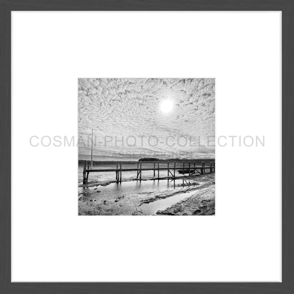 Poster Sylt Rantum Hafen SY53CO - 43x43cm Objektrahmen