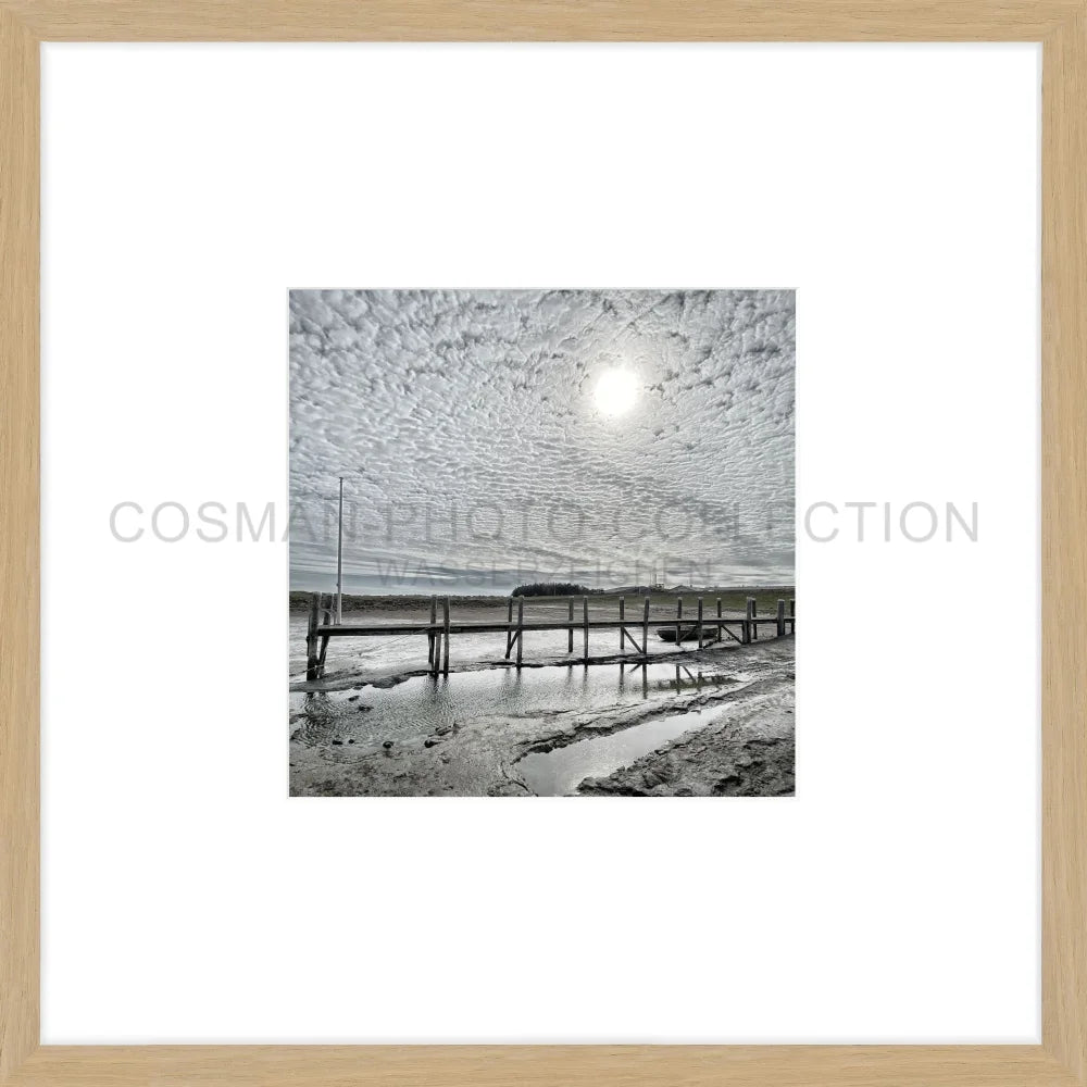 Poster Sylt Rantum Hafen SY53CO - 43x43cm Objektrahmen