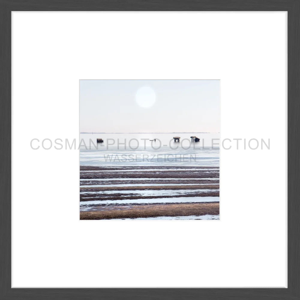Poster ’Wattenmeer’ Sylt SY72O - 43x43cm Objektrahmen