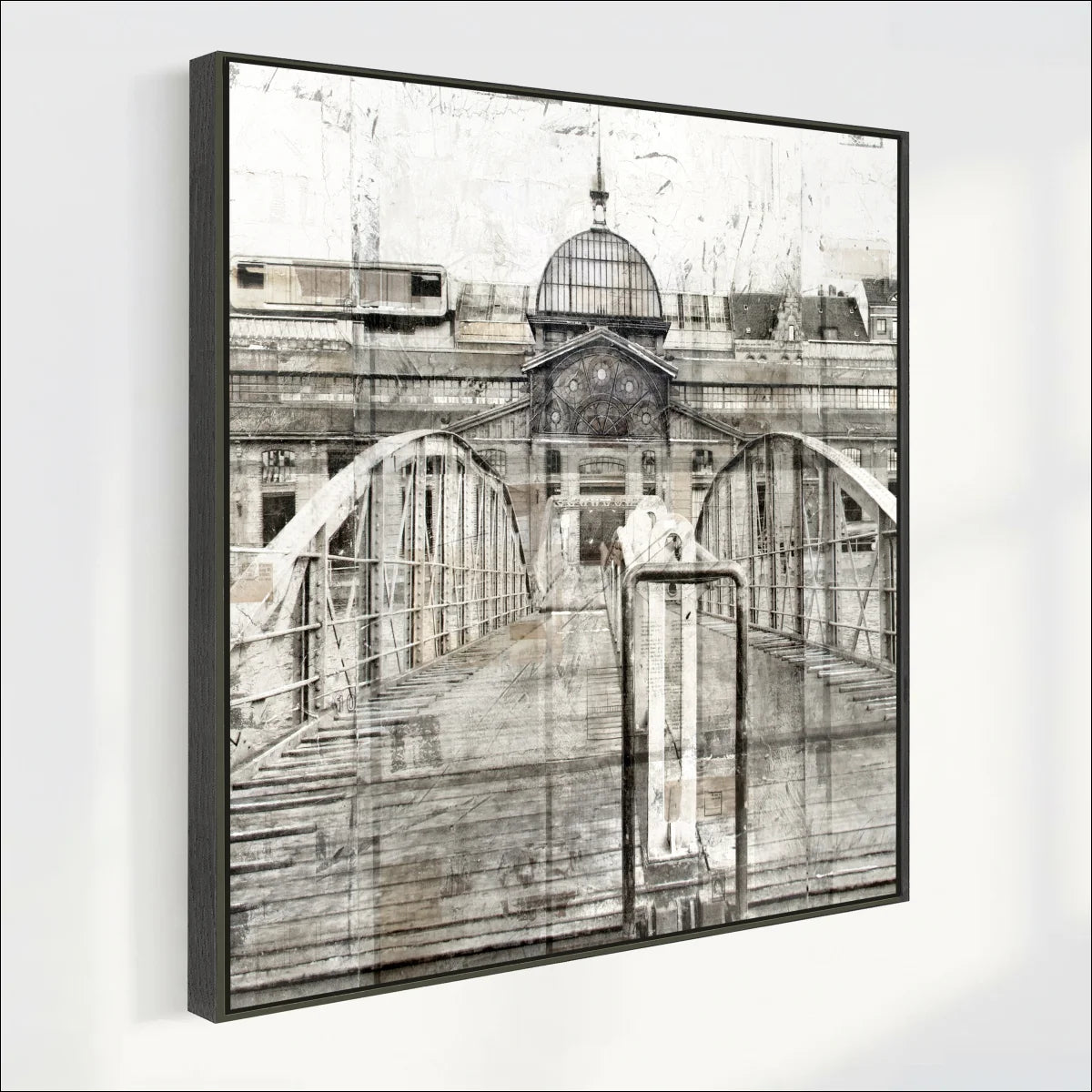 Wandbild GM04Q Hamburg ’Fischauktionshalle’ - Druck