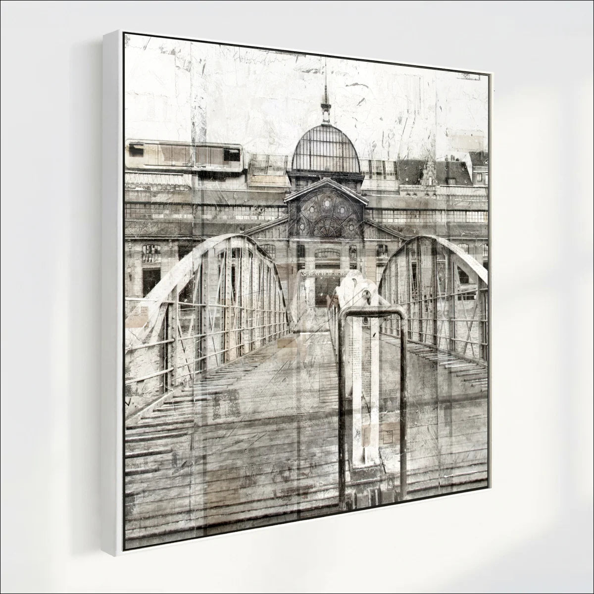 Wandbild GM04Q Hamburg ’Fischauktionshalle’ - Druck