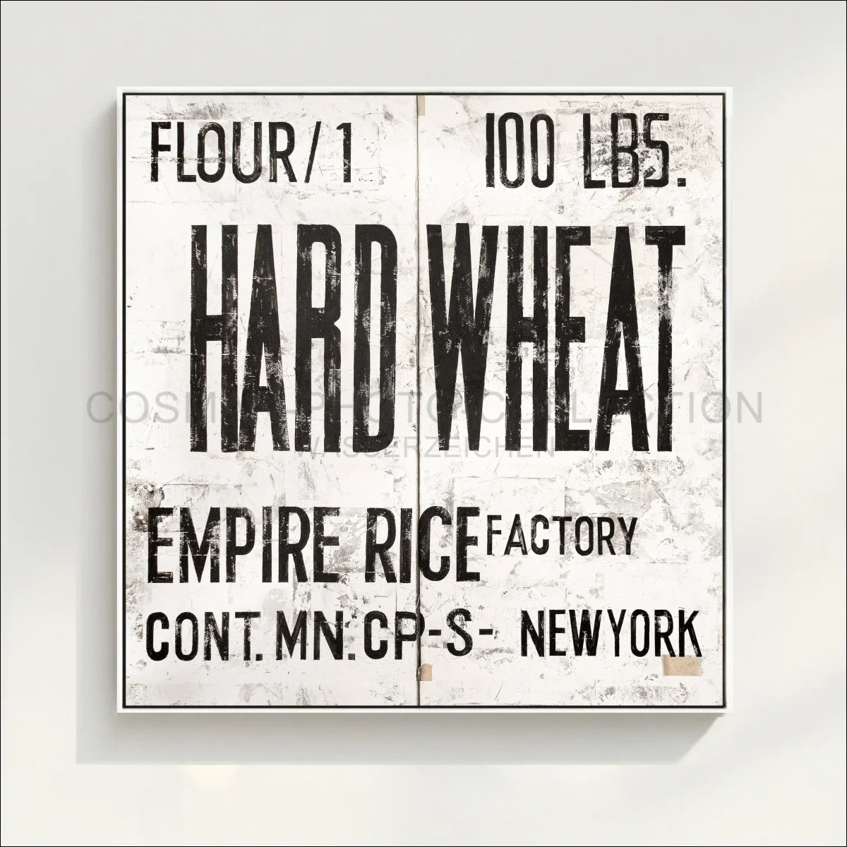 Wandbild GM13Q New York ’Wheat’ - Druck auf Leinwand