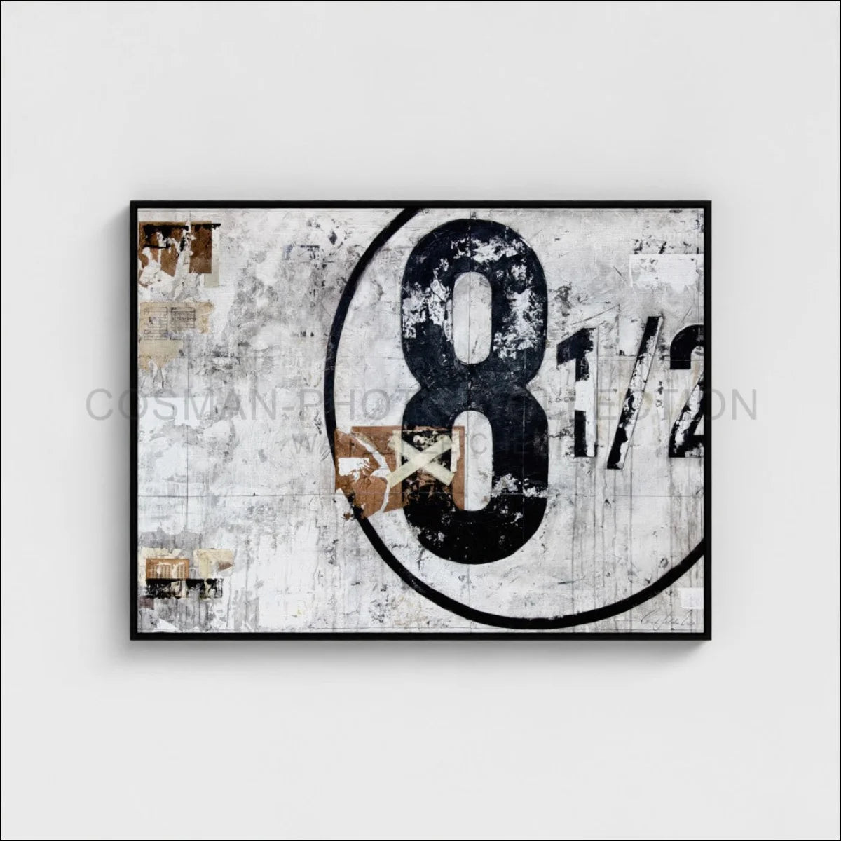 Wandbild Motiv GM01 ’Achteinhalb’ - Druck auf Leinwand