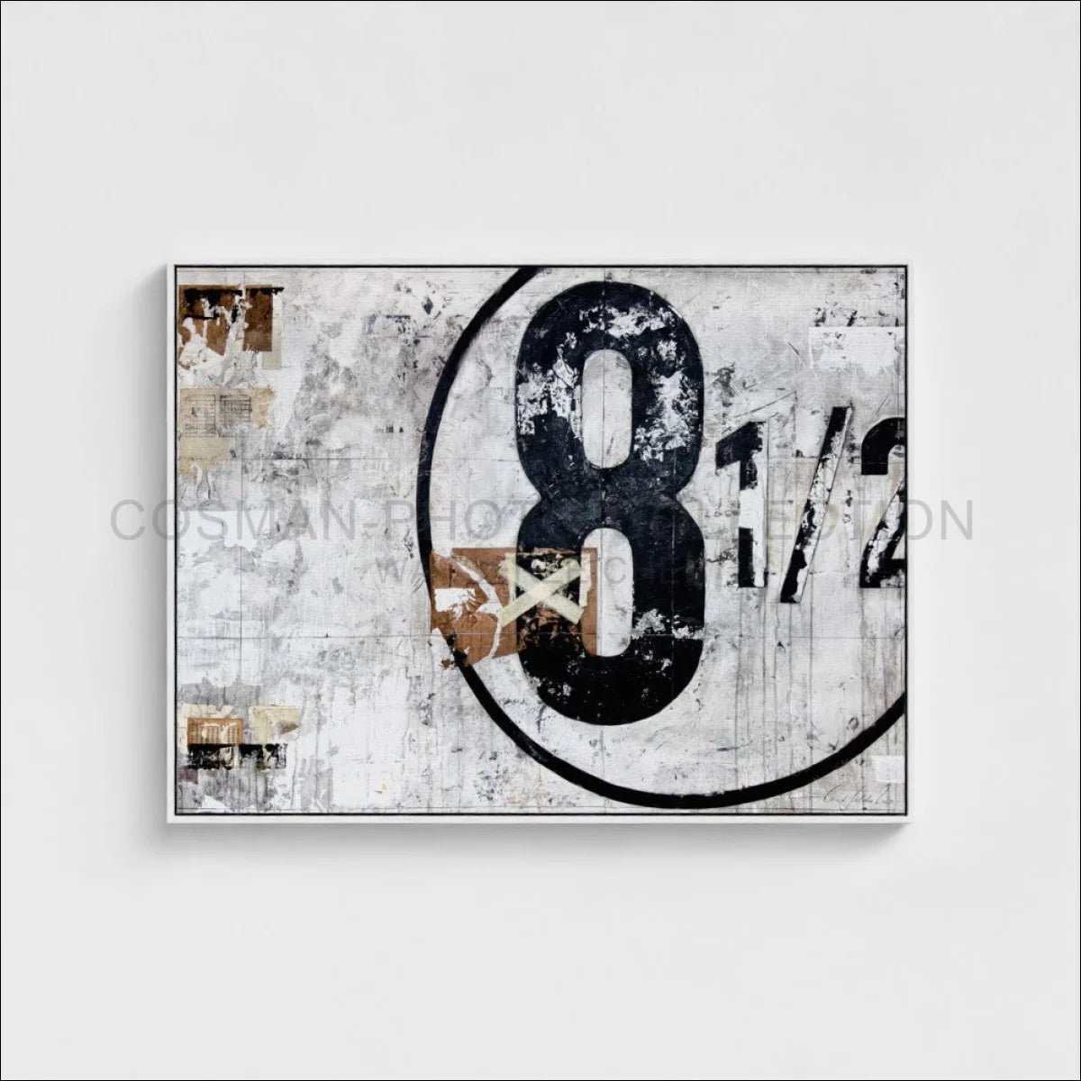 Wandbild Motiv GM01 ’Achteinhalb’ - Druck auf Leinwand