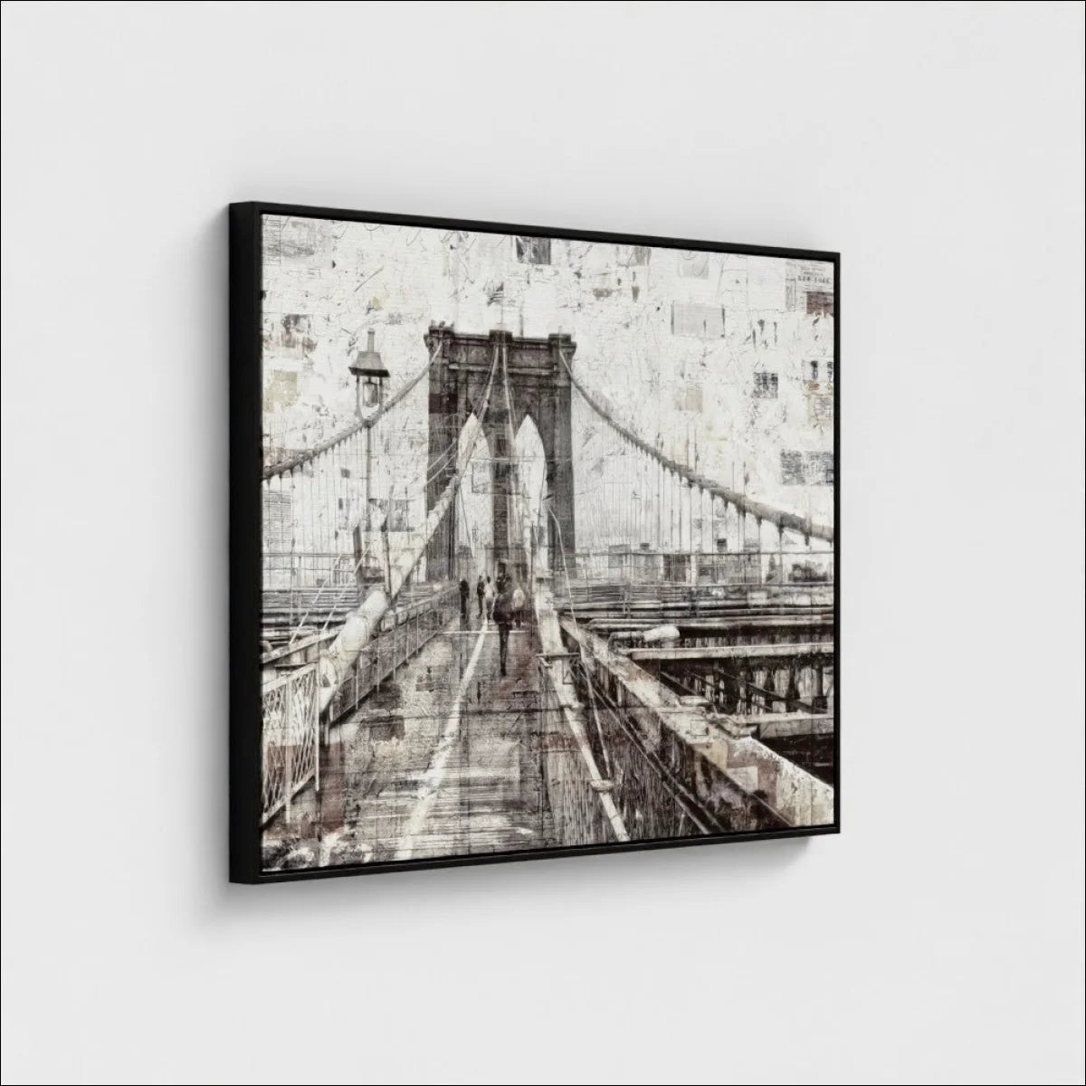 Wandbild Motiv GM02 ’Brooklyn Bridge’ - Druck auf Leinwand