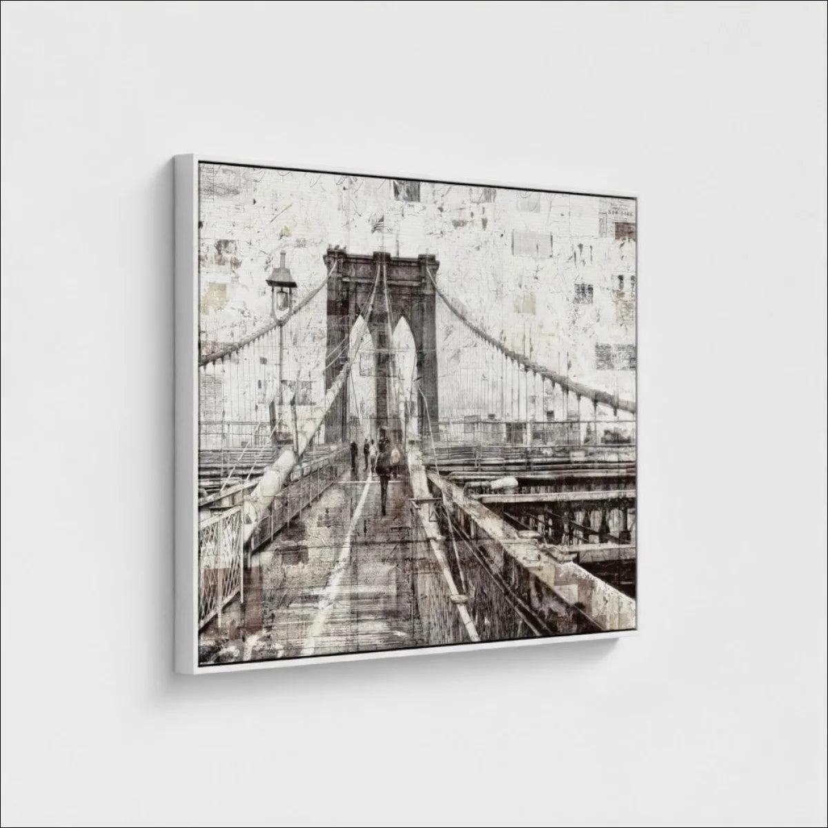 Wandbild Motiv GM02 ’Brooklyn Bridge’ - Druck auf Leinwand
