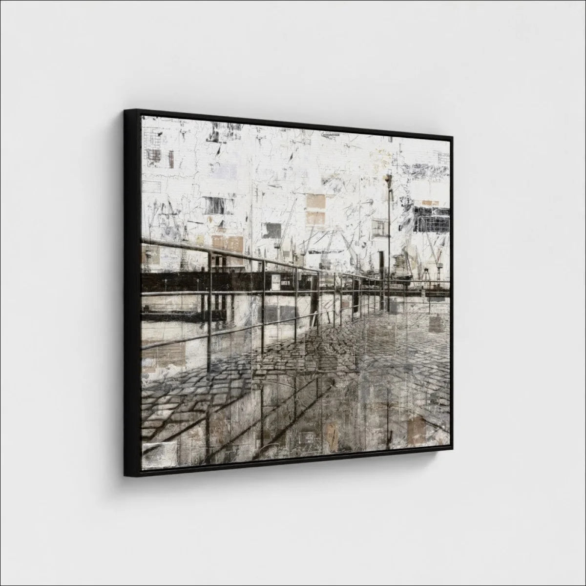 Wandbild Motiv GM07 Hamburg Hafen - Druck auf Leinwand