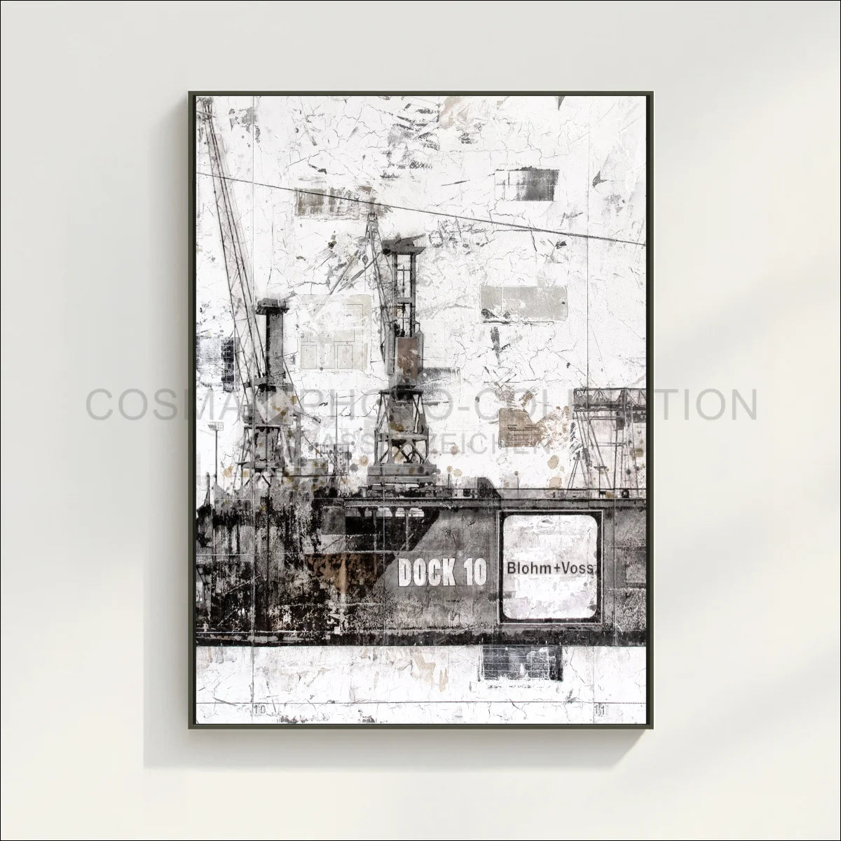 Wandbild Motiv GM09B ’Hamburg Dock 10’ - Druck auf Leinwand