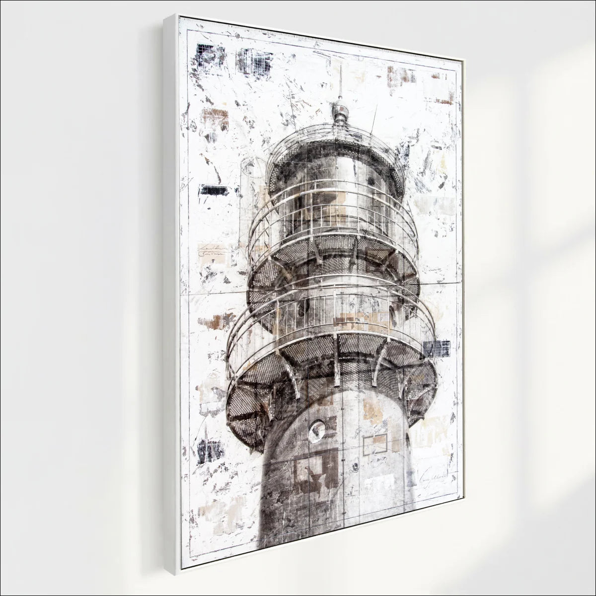 Wandbild GM22 Sylt Leuchtturm Hörnum - Druck auf Leinwand