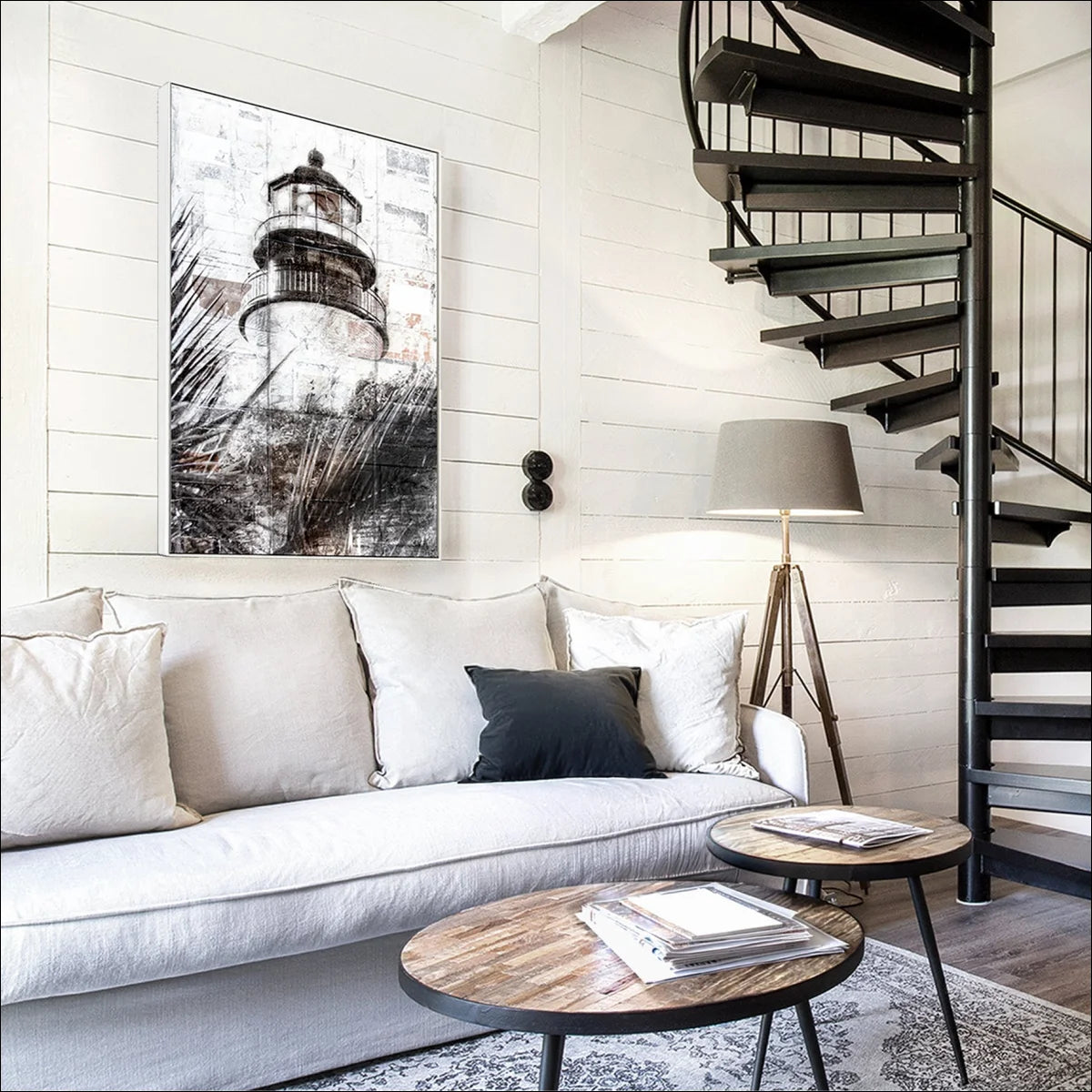 Wandbild Motiv GM75 Key West ’Lighthouse’ - Druck