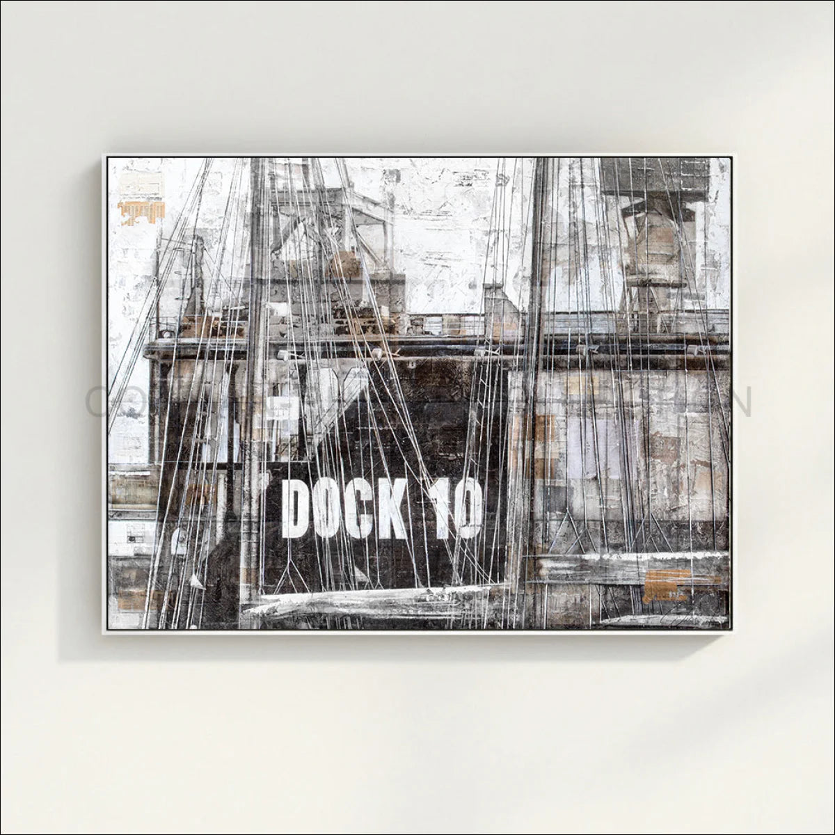 Wandbild Motiv GM85 Hamburg ’Dock 10’ - Druck auf Leinwand