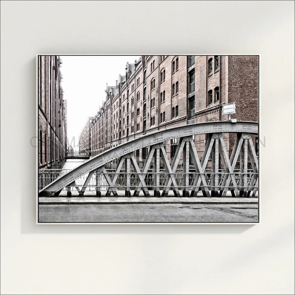 Wandbild HH46FQ Hamburg ’Speicherstadt’ - Druck