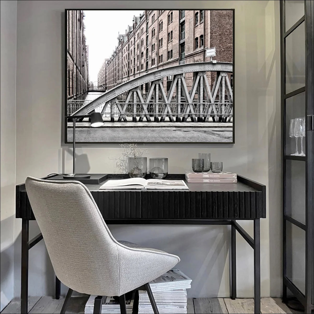 Wandbild HH46FQ Hamburg ’Speicherstadt’ - Druck